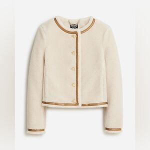 Collection lady jacket in sherpa blend
